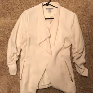 H&M white blazer